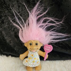 Vintage 3" Troll Doll - I Love My Grandma